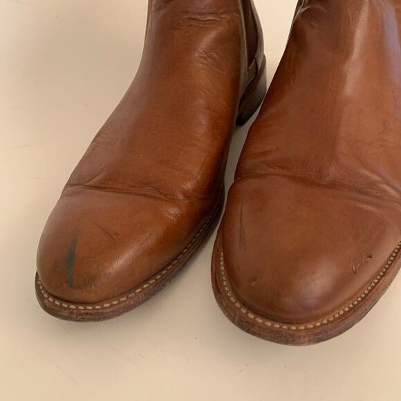 Nisolo Everyday Chelsea Boot Saddle Brown Leather Men's 13 - Picture 10 of 10